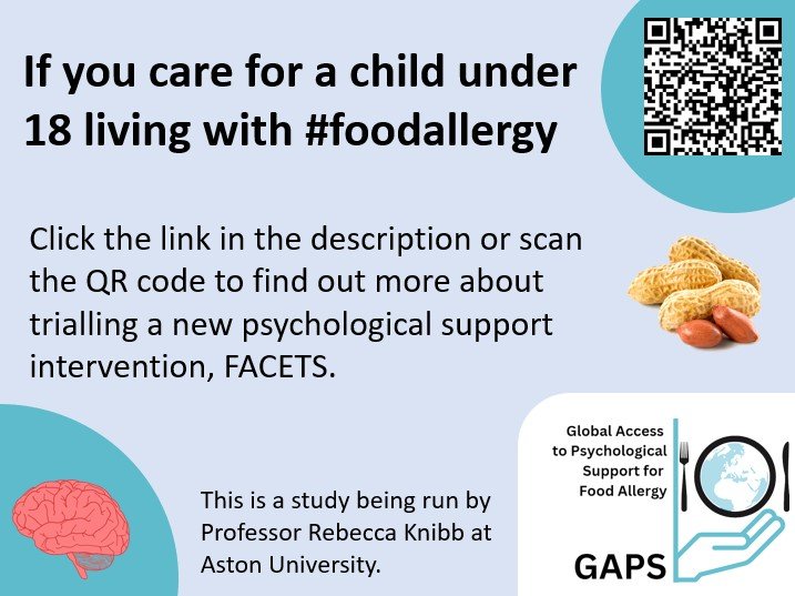 FACETS online support tool for food allergy