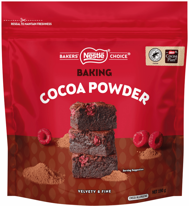 Nestle Bakers Choice Baking powder new may contain statement: wheat, gluten.